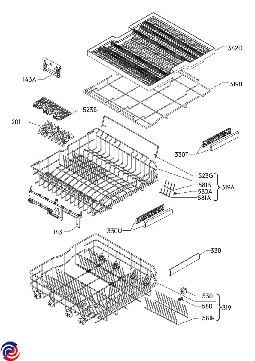 Aeg sales dishwasher ffb72746pm
